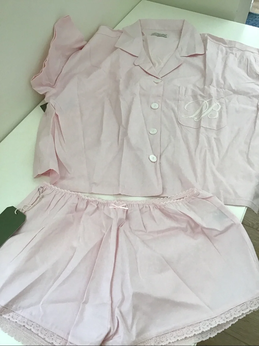 Dairy Boy Sleep Set country club blush – shorts & top szS